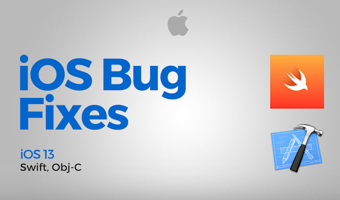 find and fix bugs in ios app using swift, swiftui, and objective c