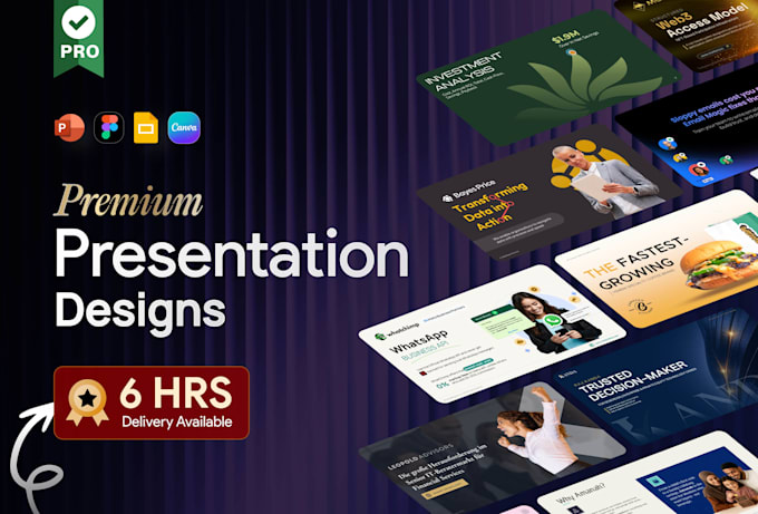 design powerpoint template, google slides, figma, canva ppt