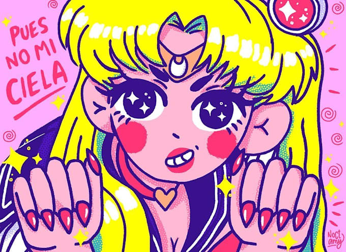 craft an artistic illustration for digital or printed media