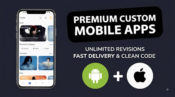 mobile app development for android and ios using flutter