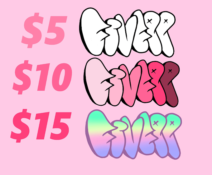 design vibrant text in my unique style