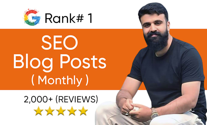 write 30 SEO blog posts monthly