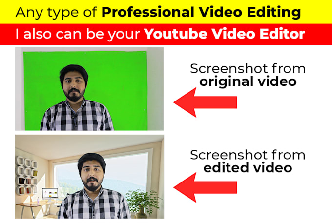 do any professional video editing for youtube or whatever you want