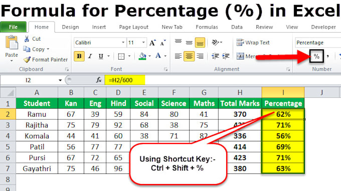 create an excel formula