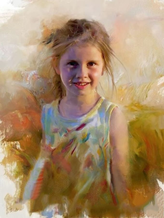 Draw Digital Oil Painting Portrait By Sabbirmia16