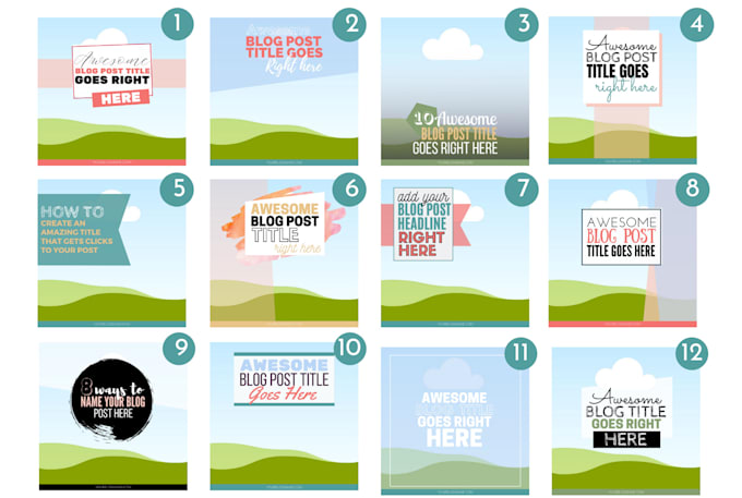create ig and fb images to promote your blog post