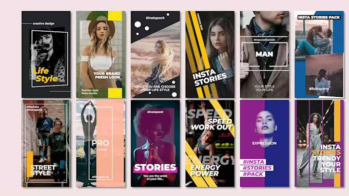 create a trendy instagram story video