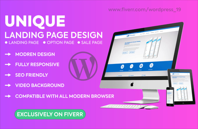 Do Wordpress Responsive Unique Landing Page With Elementor By Wordpress 19 But how do the capabilities that these things provide map to css? fiverr