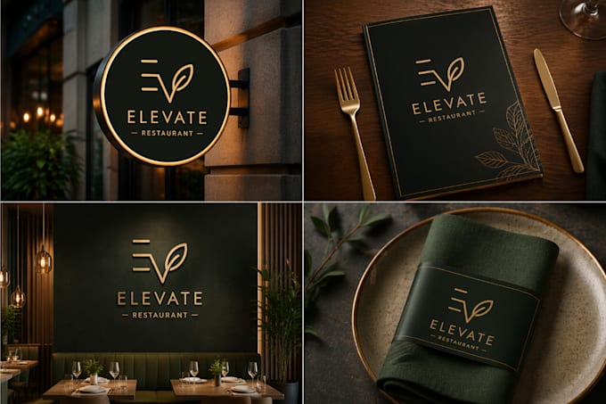 design unique minimalist business logo with premium branding