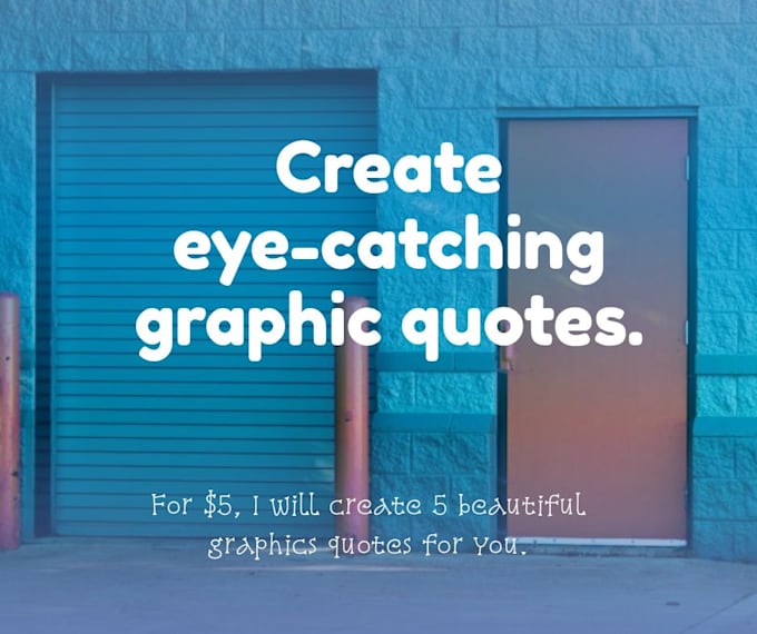 Create eye catching quotes design by Noriannecalleja Fiverr