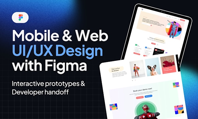 design modern website ui ux in figma
