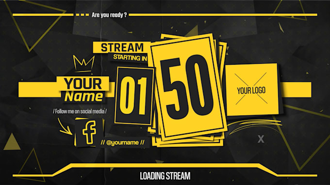 create a animated countdown timer for your stream