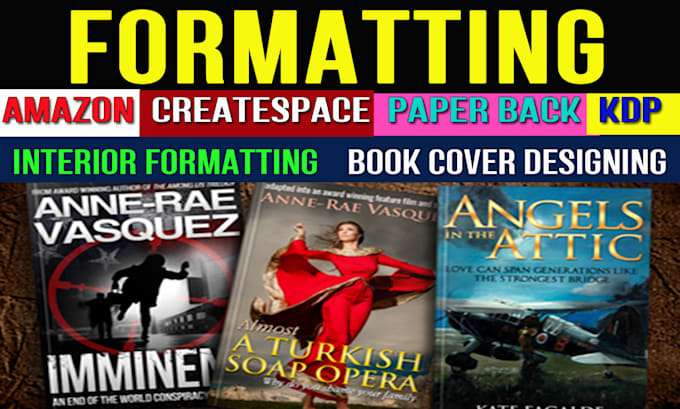 do book design,print book formatting and layout design for amazon kdp, paperback