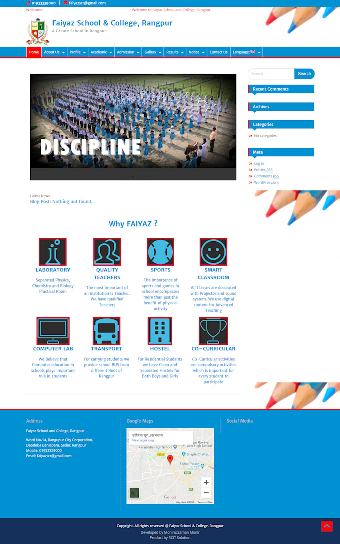 create a beautiful website with wordpress
