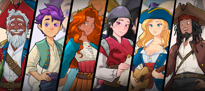 create fantasy character game concept for game or book