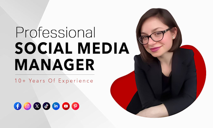 be your social media marketing manager and content creator