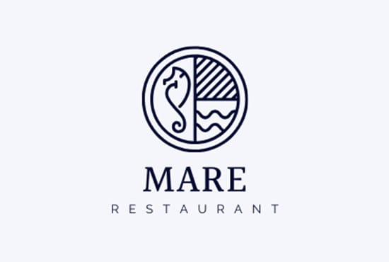 fish restaurant logo design