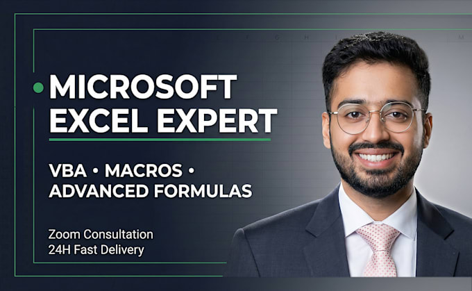 create advanced microsoft excel formulas and vba automation