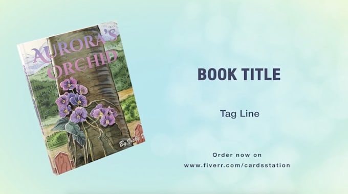 create promotion video for your book