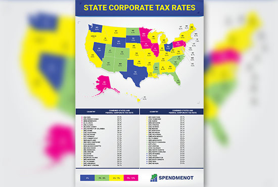 create a stunning infographic map design