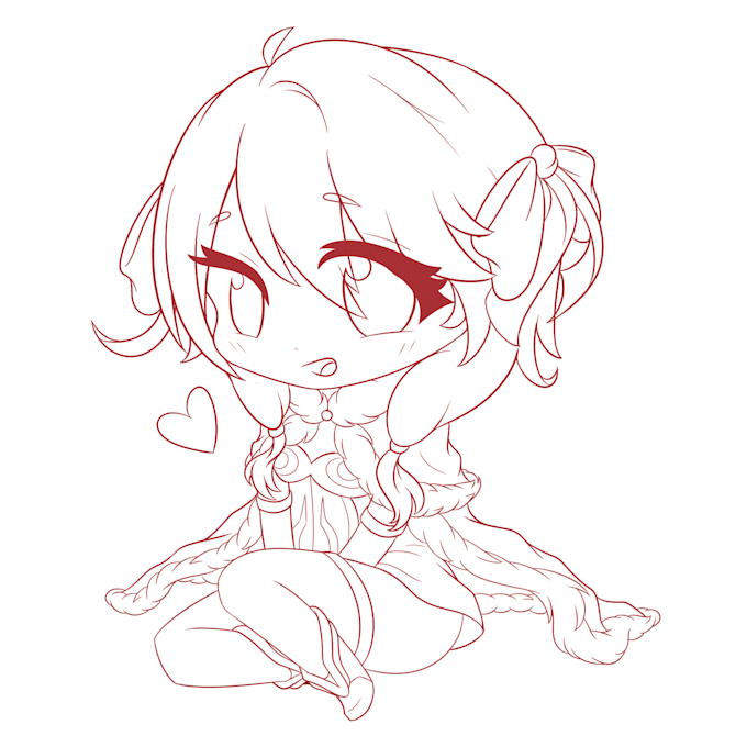 Draw Chibis That Like To Sit And Look Real Cute By Chickenchan1043 Fiverr V sitting pose cute chibi women hoodie g j infinity. draw chibis that like to sit and look