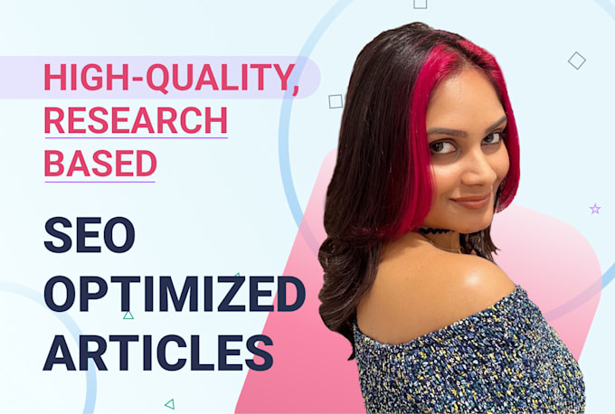 write SEO optimized articles for your blog