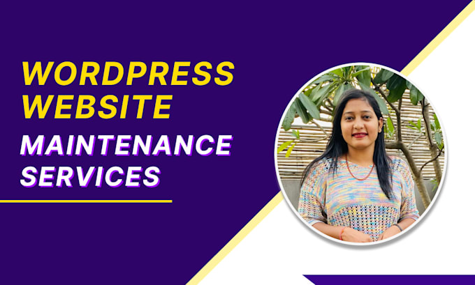 provide monthly wordpress maintenance and support
