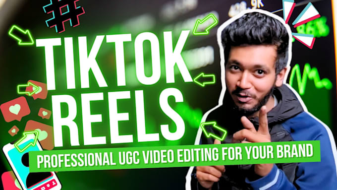 do ugc video editing for tiktok ads and instagram reels for your brand