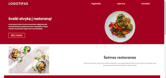create static website with html, CSS and js