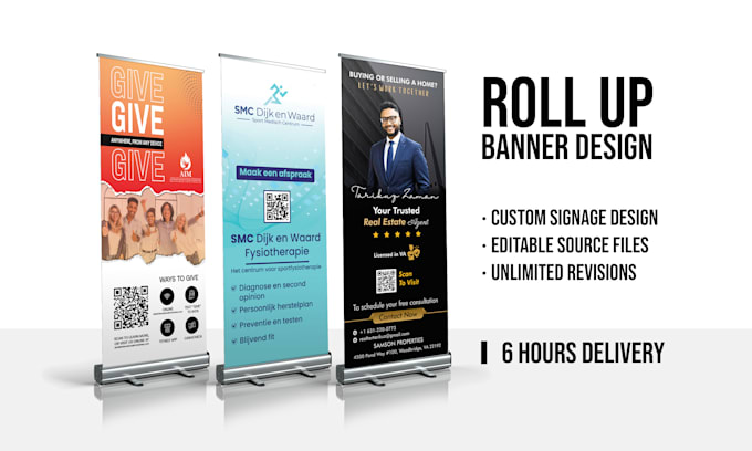 design roll up , pull up , retractable banner, and tradeshow booth