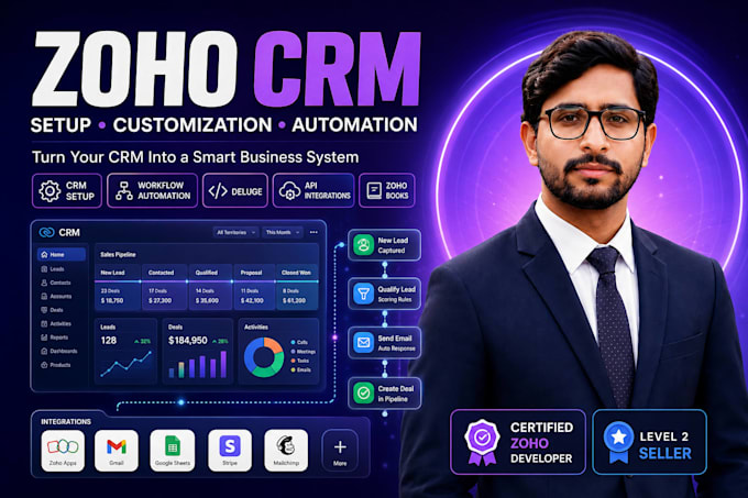 set up, customize, and automate your zoho CRM