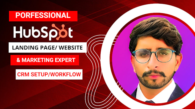 create hubspot landing pages, and websites, and set up hubspot CRM