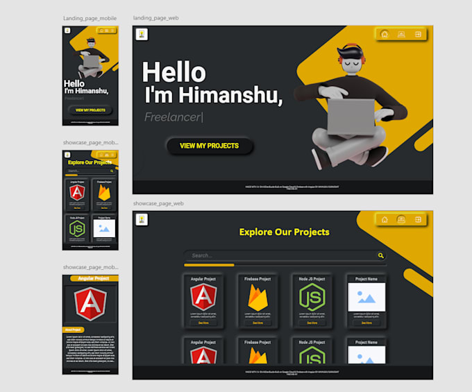 design UI mockups for your websites, mobile apps