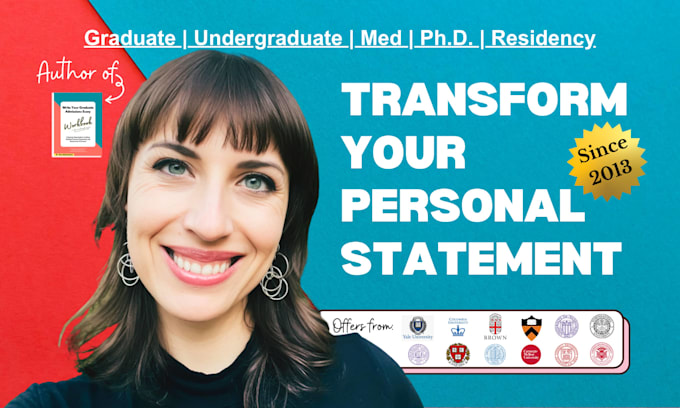 professionally edit your personal statement or statement of purpose