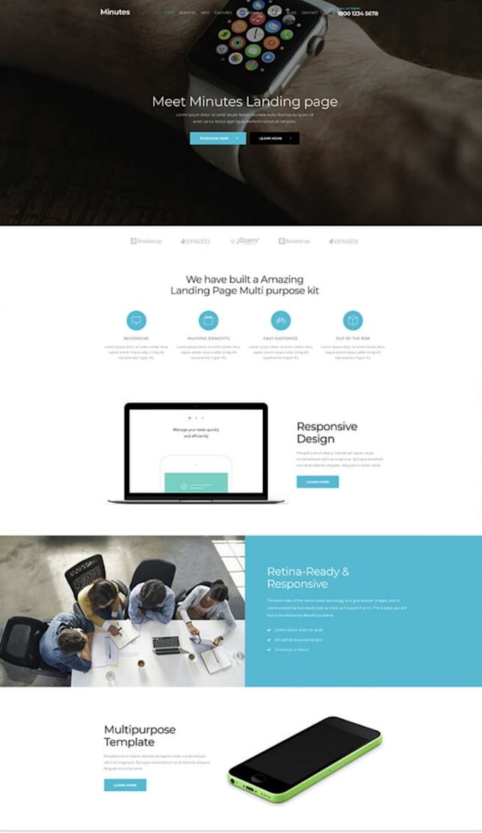 Design responsive and unique web pages for your website by Yasami | Fiverr