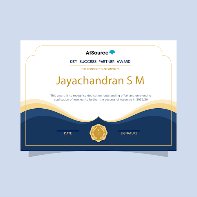 design an amazing, custom certificate
