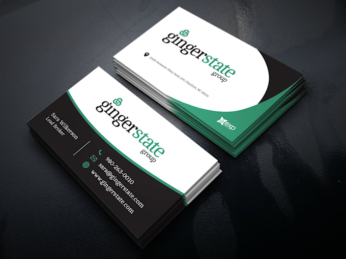 do real estate business card design