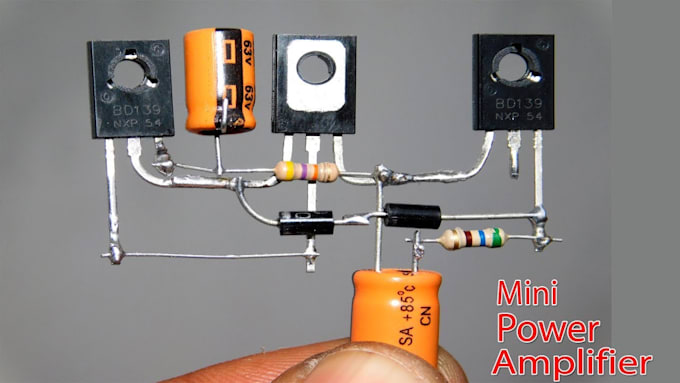 design and simulate amplifier circuit projects