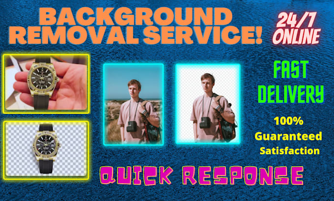 do background removal from images or products images and resizing