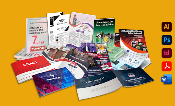 Hot Deals! I will do a brochure, flyer, white paper, booklet, annual report, proposal, pdf design  for $50