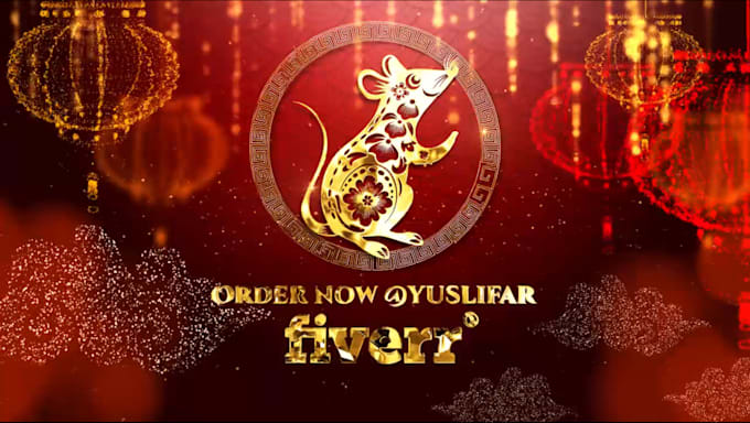 create chinese new year greetings video