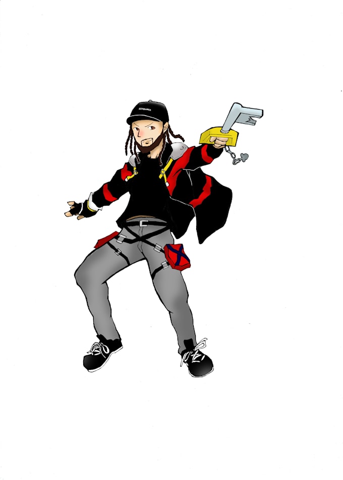 draw your anime character for your twitch youtube profile