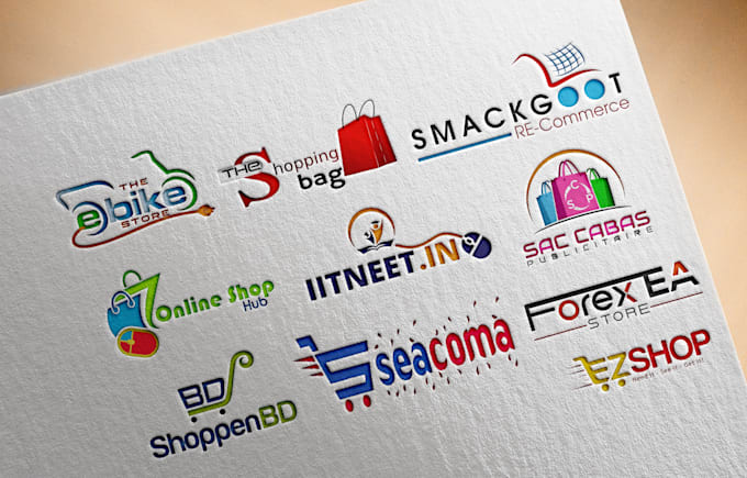 Do modern shopify ecommerce business logo design for online store or ...