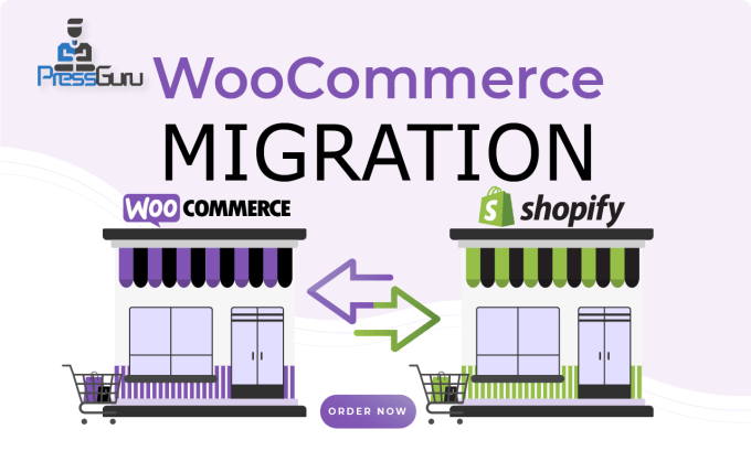 migrate wordpress website to shopify, woocommerce to shopify