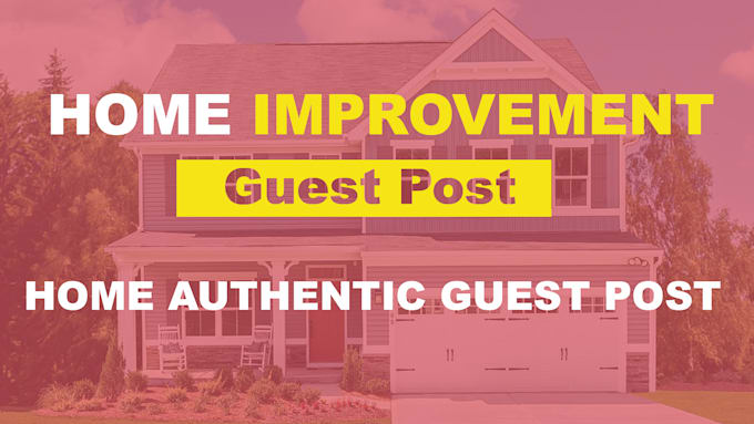 write and publish guest post on home and cleaning blog