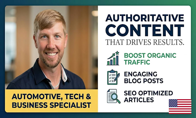 write top quality SEO articles or blog posts