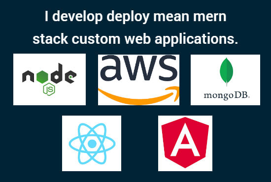 develop, deploy mean mern stack web applications