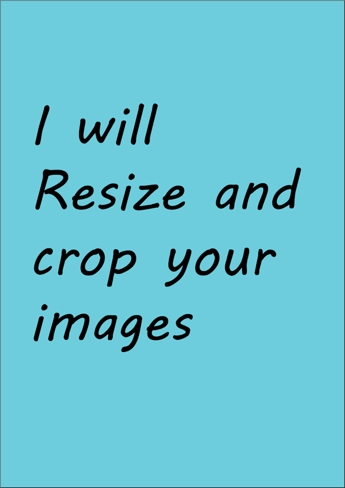 Resize and crop images without loosing quality by Onlyneservices Fiverr