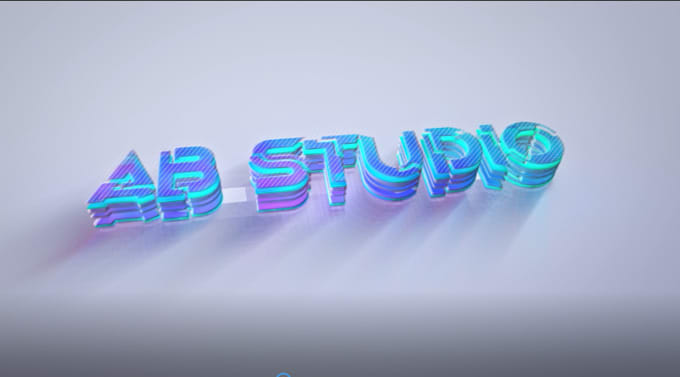 create professional 3d logo animation intro for youtube or business