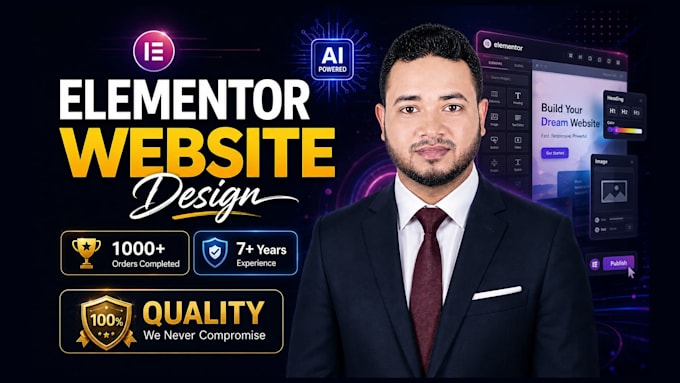 design or redesign wordpress website with elementor pro and an ecommerce website